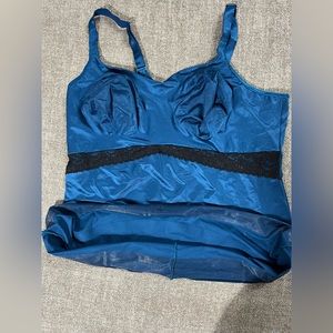 Ruby Ribbon blue lace cami size 48 worn only a couple of times